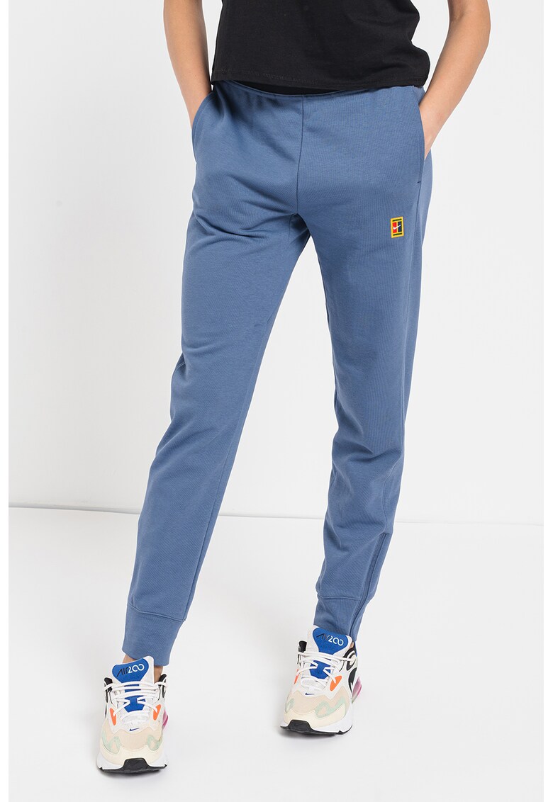Pantaloni cu tehnologie Dri-FIT - pentru tenis Court Heritage - Albastru prafuit