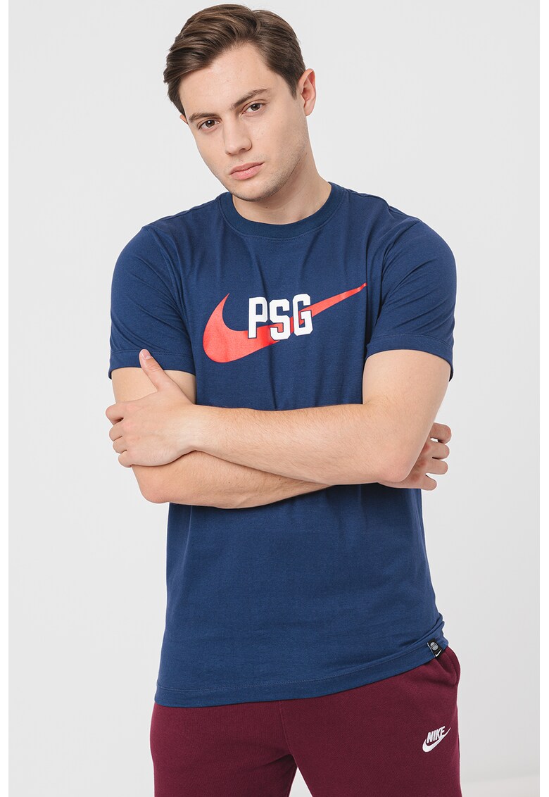 Tricou de bumbac cu imprimeu logo - pentru fotbal