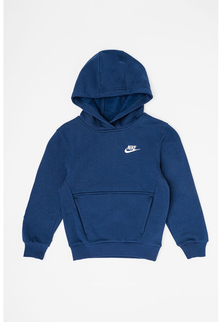 Hanorac cu buzunar kangaroo - Bleumarin