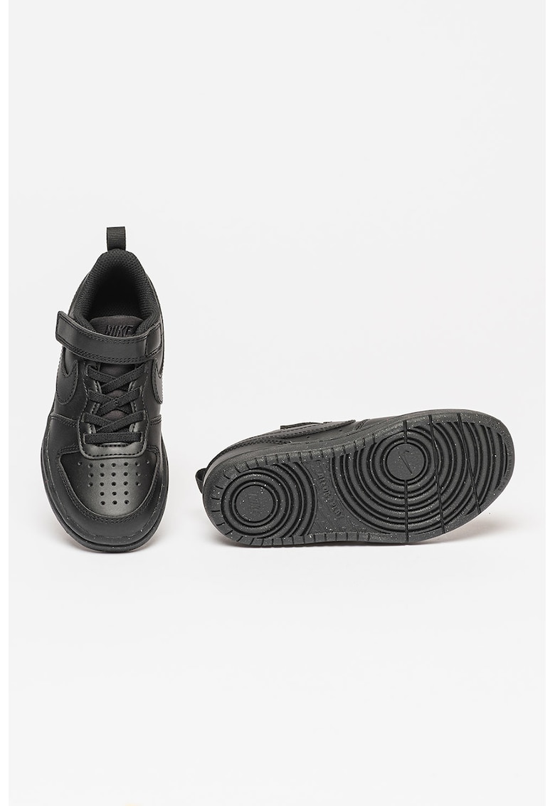 Pantofi sport de piele ecologica cu inchidere velcro Court Borough