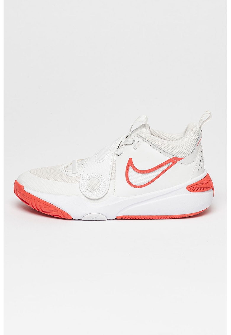 Pantofi cu garnituri din piele pentru baschet Team Hustle