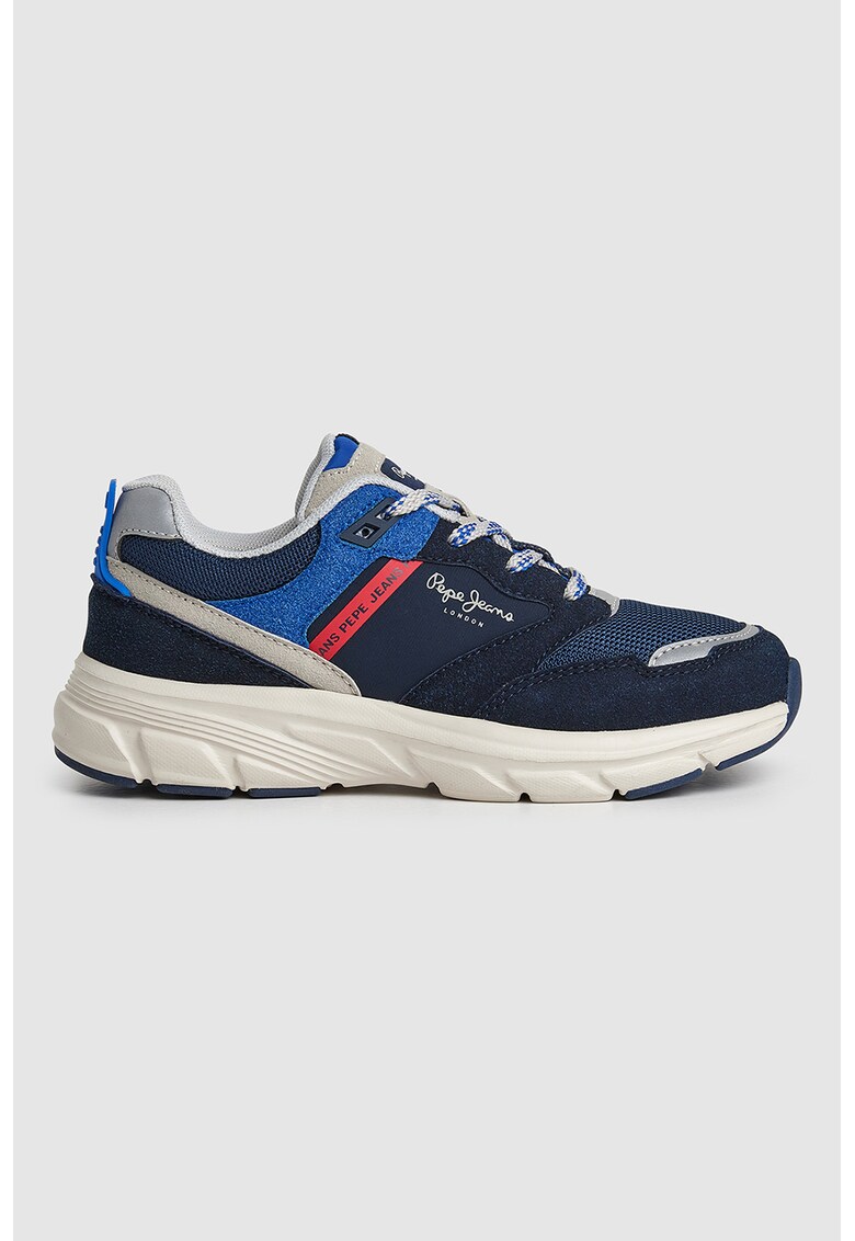 Pantofi sport cu insertii textile