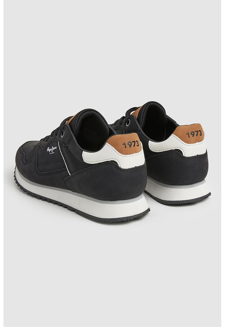 Pantofi sport uni de piele ecologica