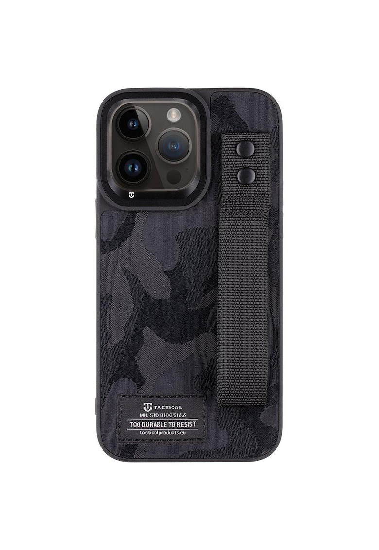 Husa de protectie Camo Troop pentru iPhone 14 Pro Max - Black