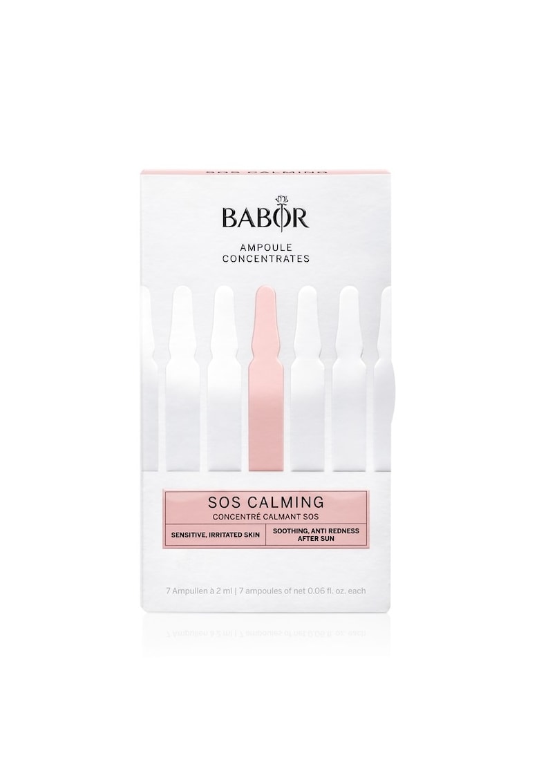 Set Fiole Babor SOS Calming cu efect calmant - 7 x 2 ml