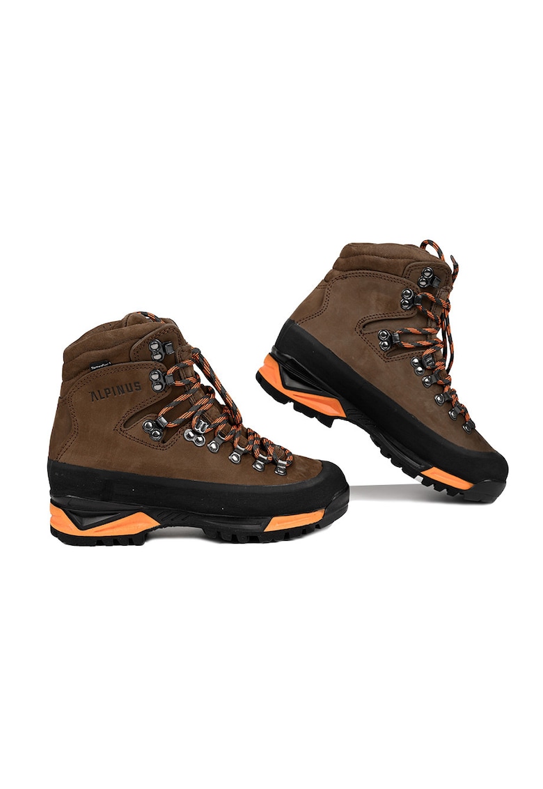 Ghete de trekking pentru femei - Piele naturala - Maro