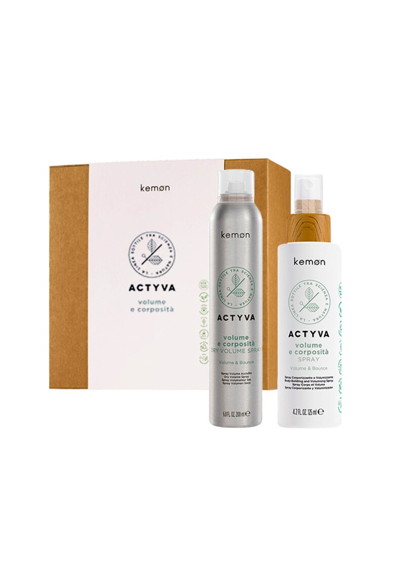 Set pentru volum Actyvia Volume e Corposità - Spray 125 ml - Spray uscat 200 ml