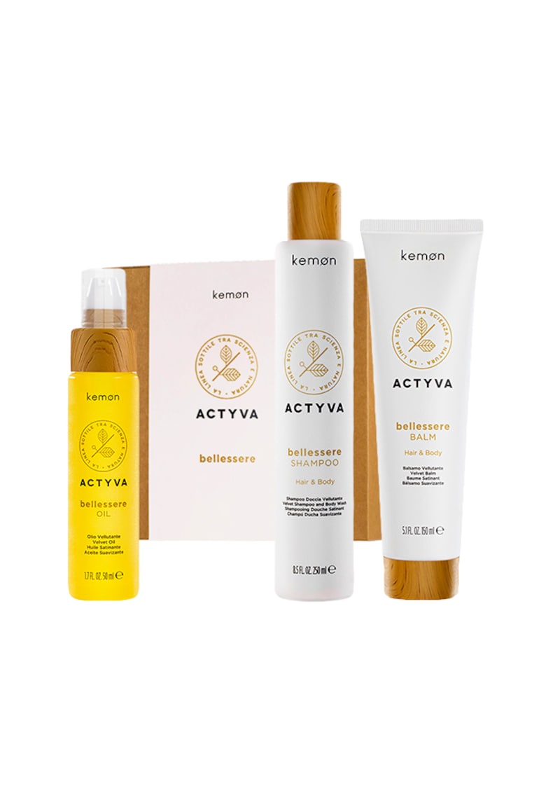 Set Actyva Bellessere - Sampon 250 ml - Balsam 150 ml - Ulei 50 ml