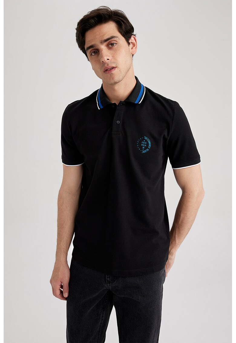 Tricou polo de bumbac pique