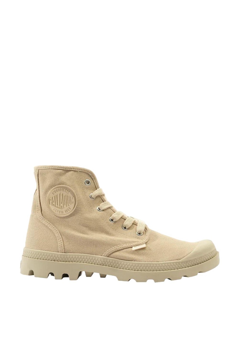 Pantofi sport din panza cu model uni