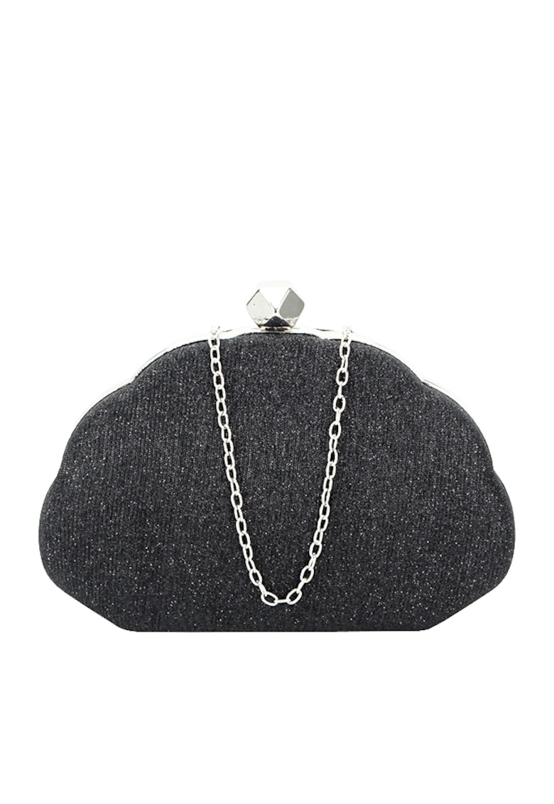 Geanta clutch negru cu sclipici BHY-5041 05 13306