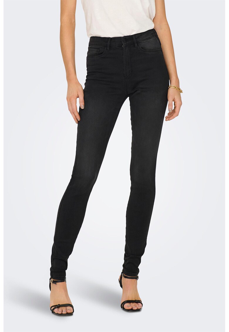 Blugi skinny cu talie inalta Royal Life