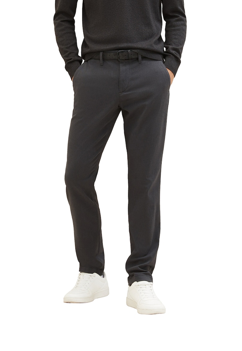 Pantaloni slim fit cu buzunare oblice