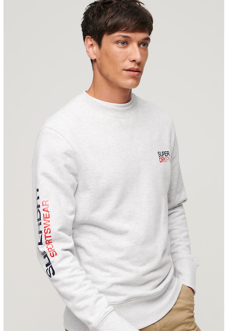 Свободен пуловер с лого