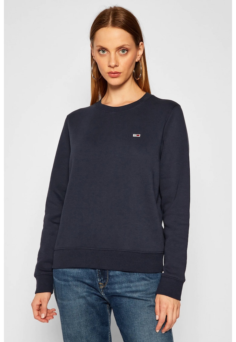 Bluza sport regular fit din amestec de bumbac organic