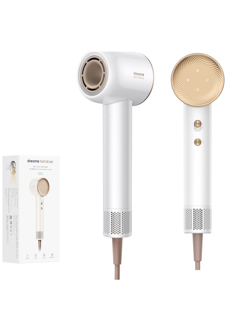 Uscator de par Glory 1600W - 2 trepte flux aer - 4 setari temperatura - functie ionizare
