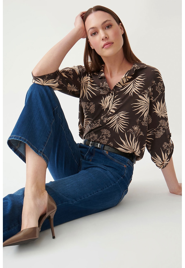 Bluza tunica cu imprimeu