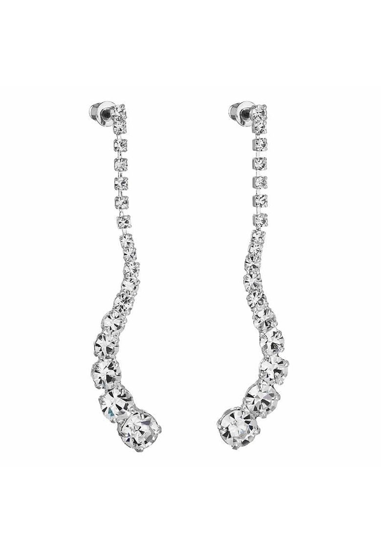 Cercei cu cristale Swarovski Crystal 7440-5001-02 - Argintiu