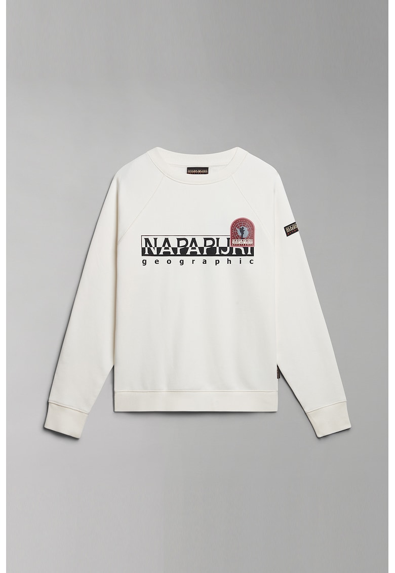 Bluza sport cu logo Montalva - Alb