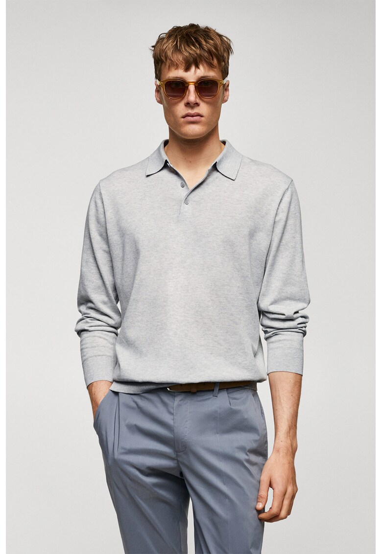Bluza polo tricotata fin Tens