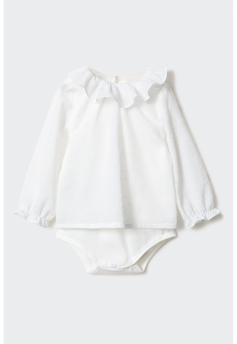 Bluza-body cu garnitura cu volan Petunia