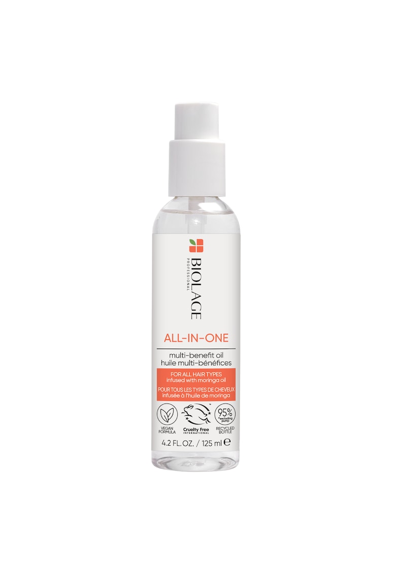 Ulei pentru par all in one cu o formula vegana - netezeste - descurca si controleaza efectul de frizz - 125 ml