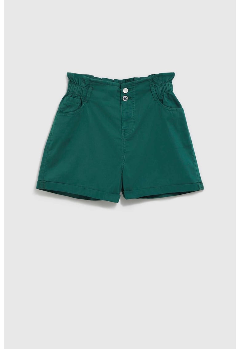 Pantaloni scurti dama - Bumbac - Verde - Verde