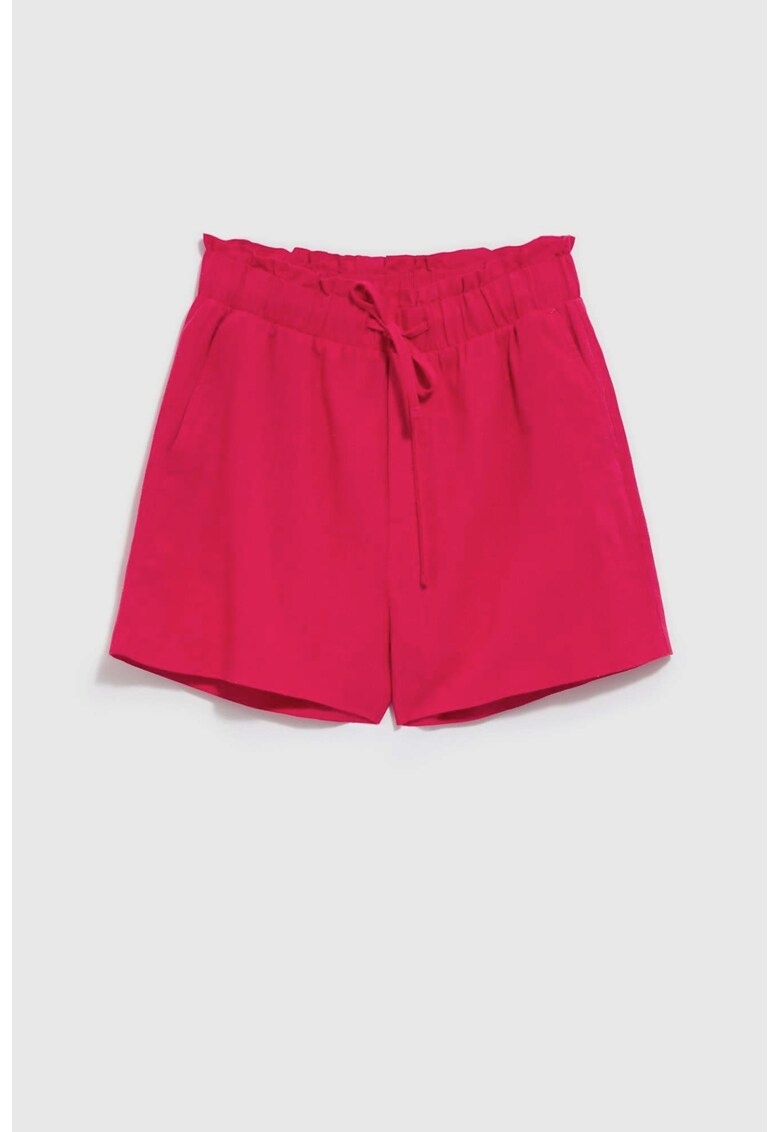 Pantaloni scurti dama - BumbacVascoza - Roz - Roz