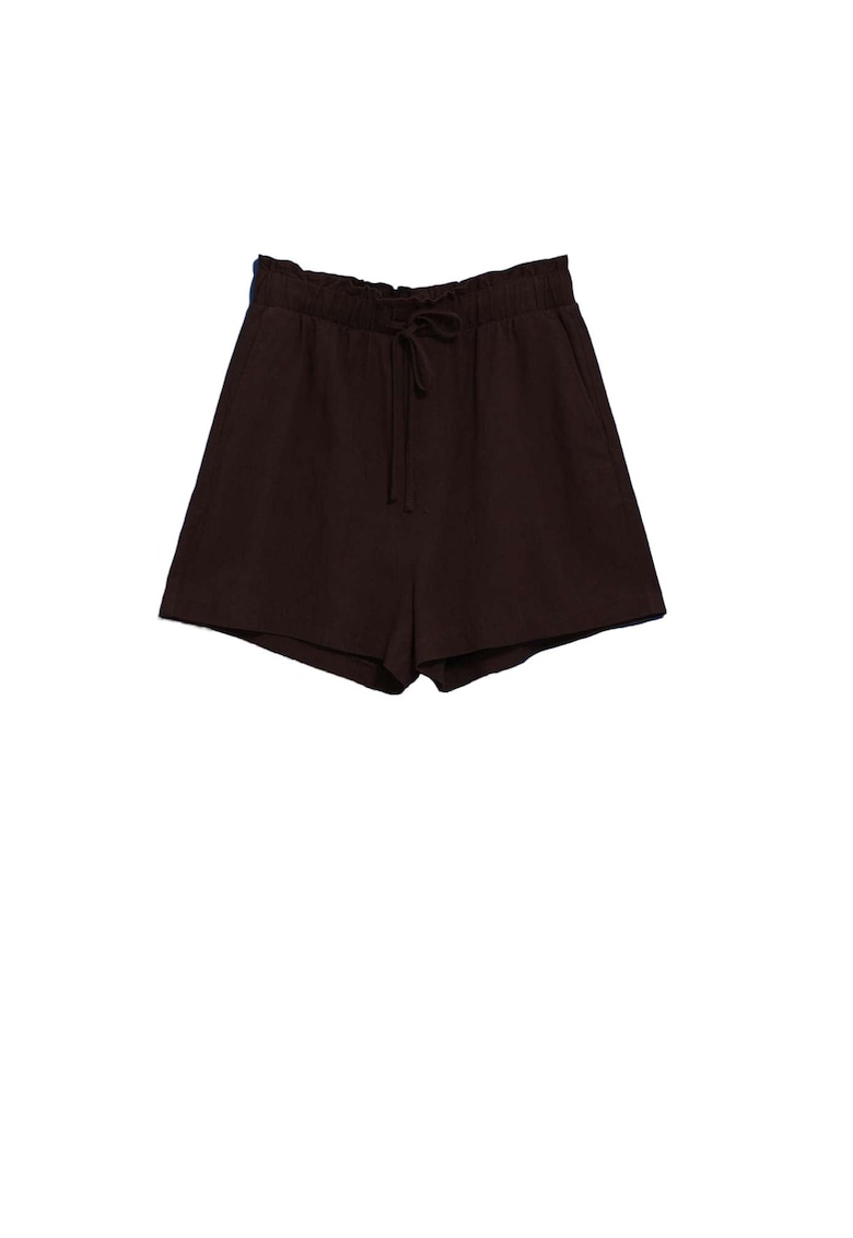 Pantaloni scurti dama - BumbacVascoza - Maro - Maro