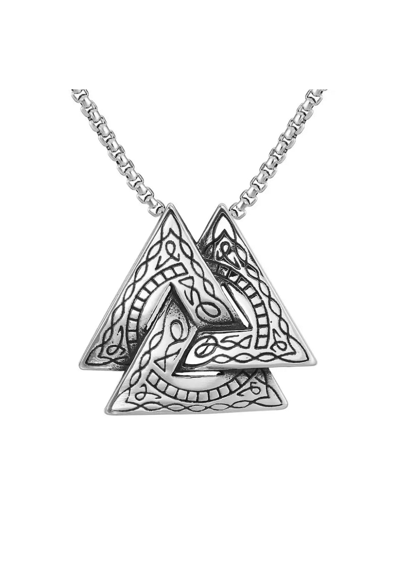 Lant viking - cu pandantiv valknut triangle - unisex - EFAYN