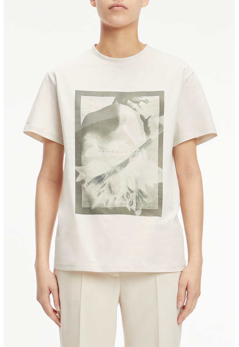 Tricou relaxed fit cu imprimeu