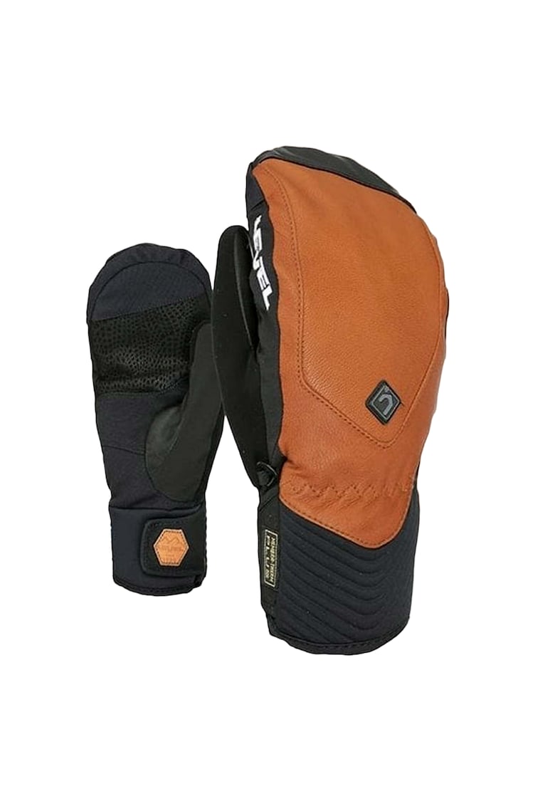 Manusi ski barbati - Level - Piele naturala - Negru/Maro - Manusi ski barbati - Level - Piele naturala - Negru/Maro -