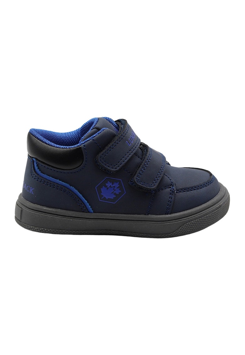 Pantofi sport de piele ecologica cu velcro