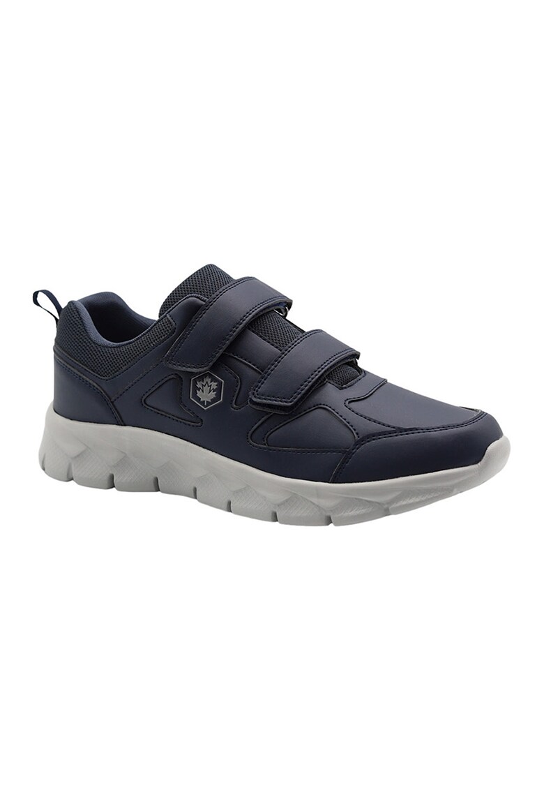 Pantofi sport din piele ecologica si material textil cu velcro
