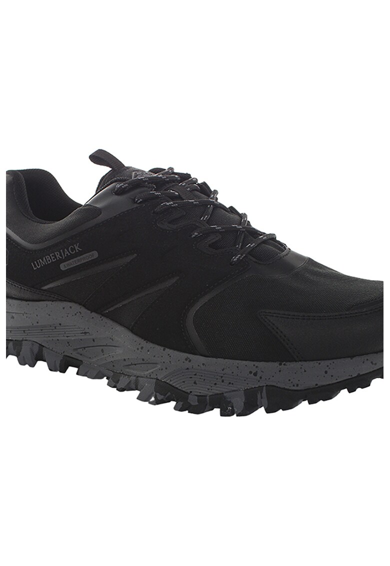 Pantofi sport impermeabili cu garnituri textile