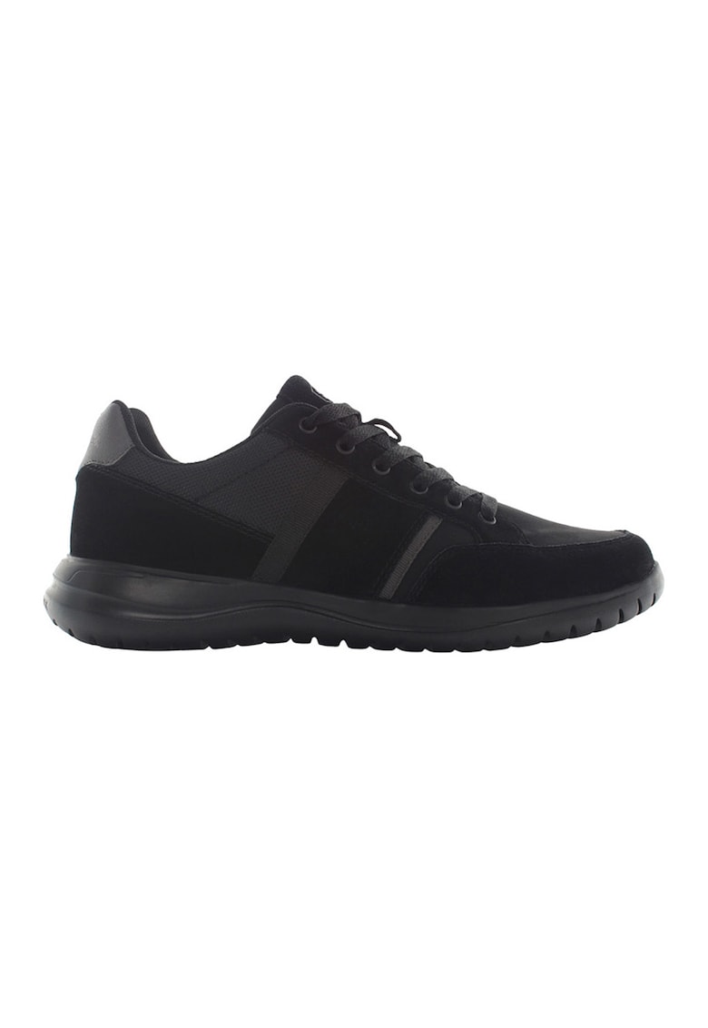 Pantofi sport cu garnituri de piele intoarsa
