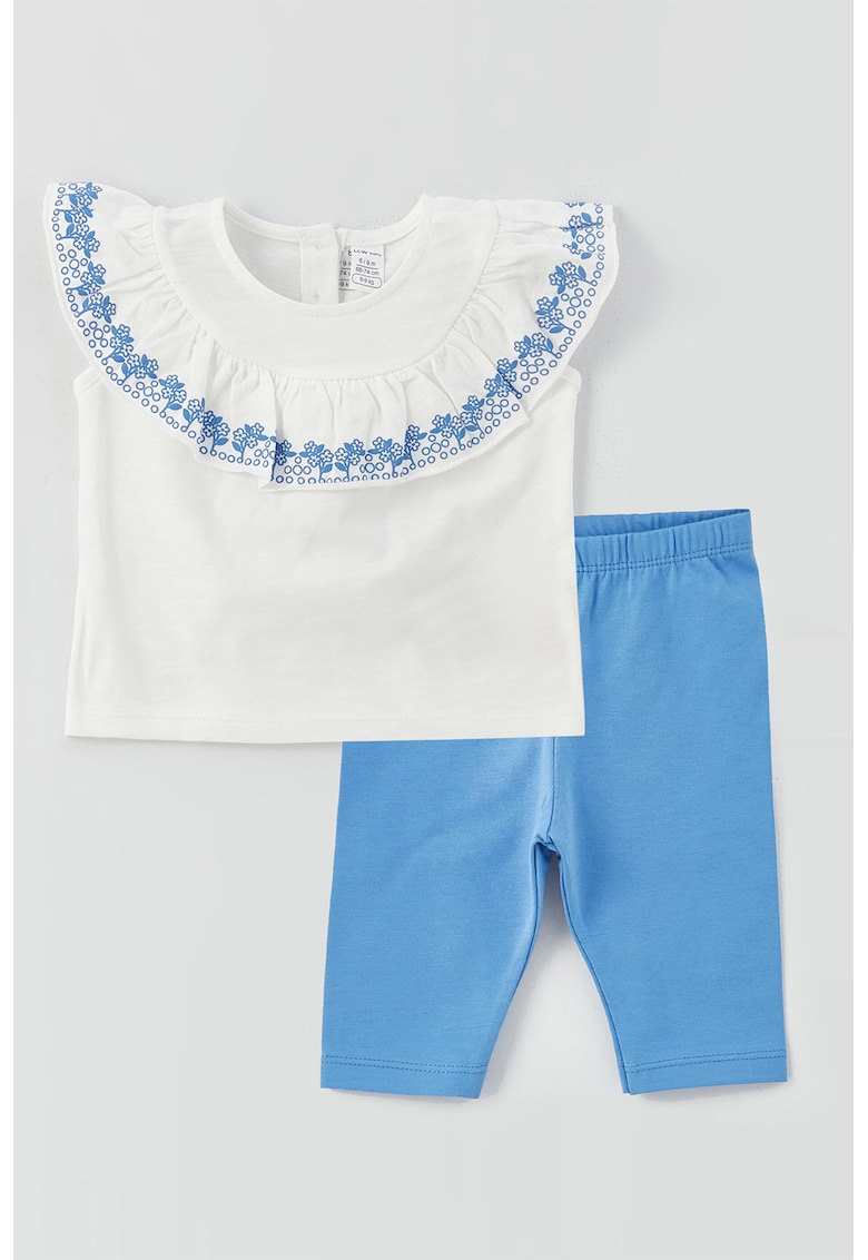 Set de bluza si pantaloni scurti - 2 piese