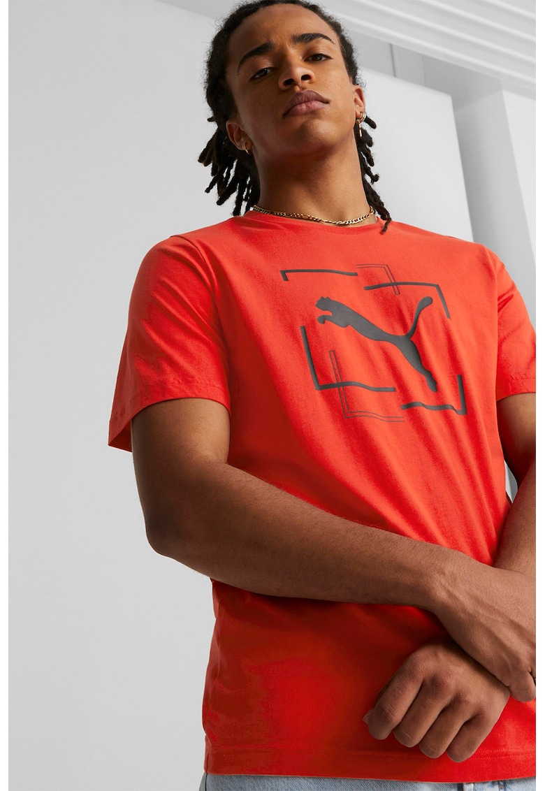 Tricou cu imprimeu logo Cat