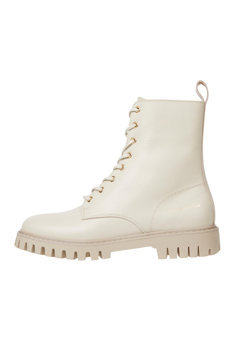 Ghete biker din piele