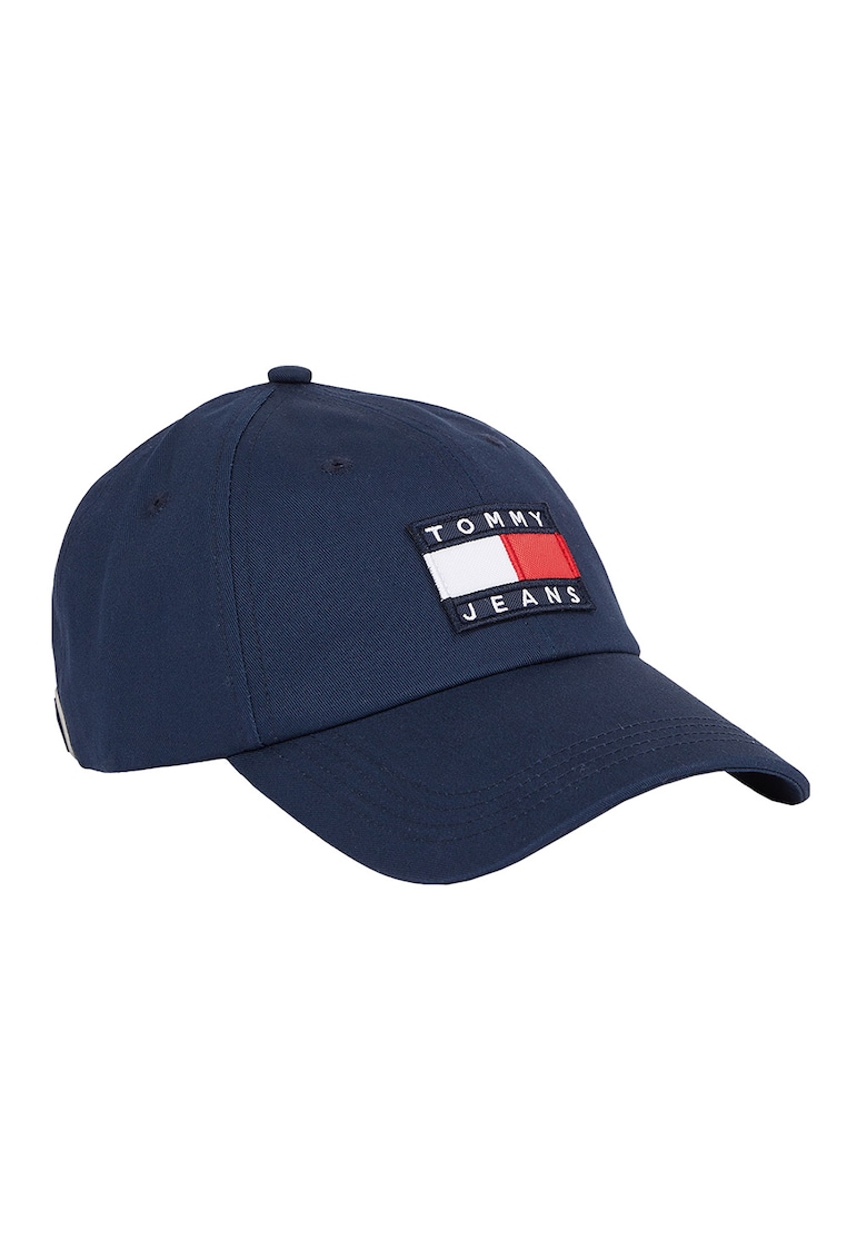 Sapca de bumbac organic cu aplicatie logo - Bleumarin