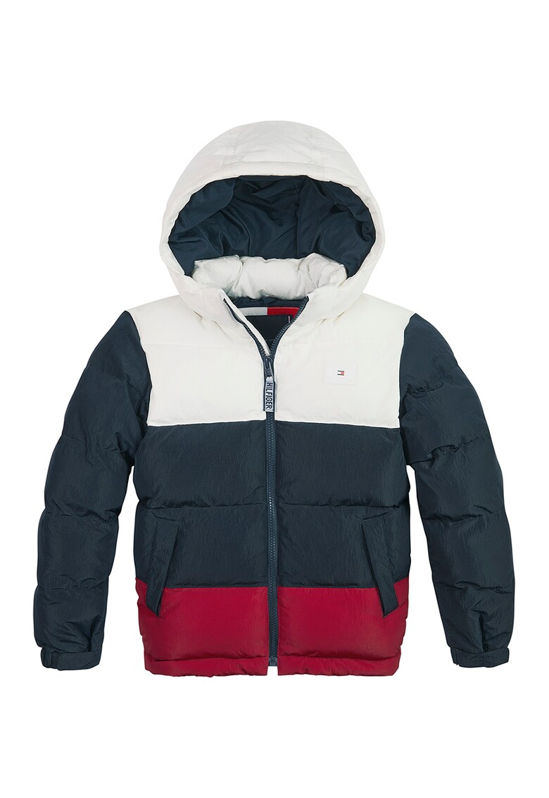 Tommy Hilfiger Geaca cu gluga si design colorblock