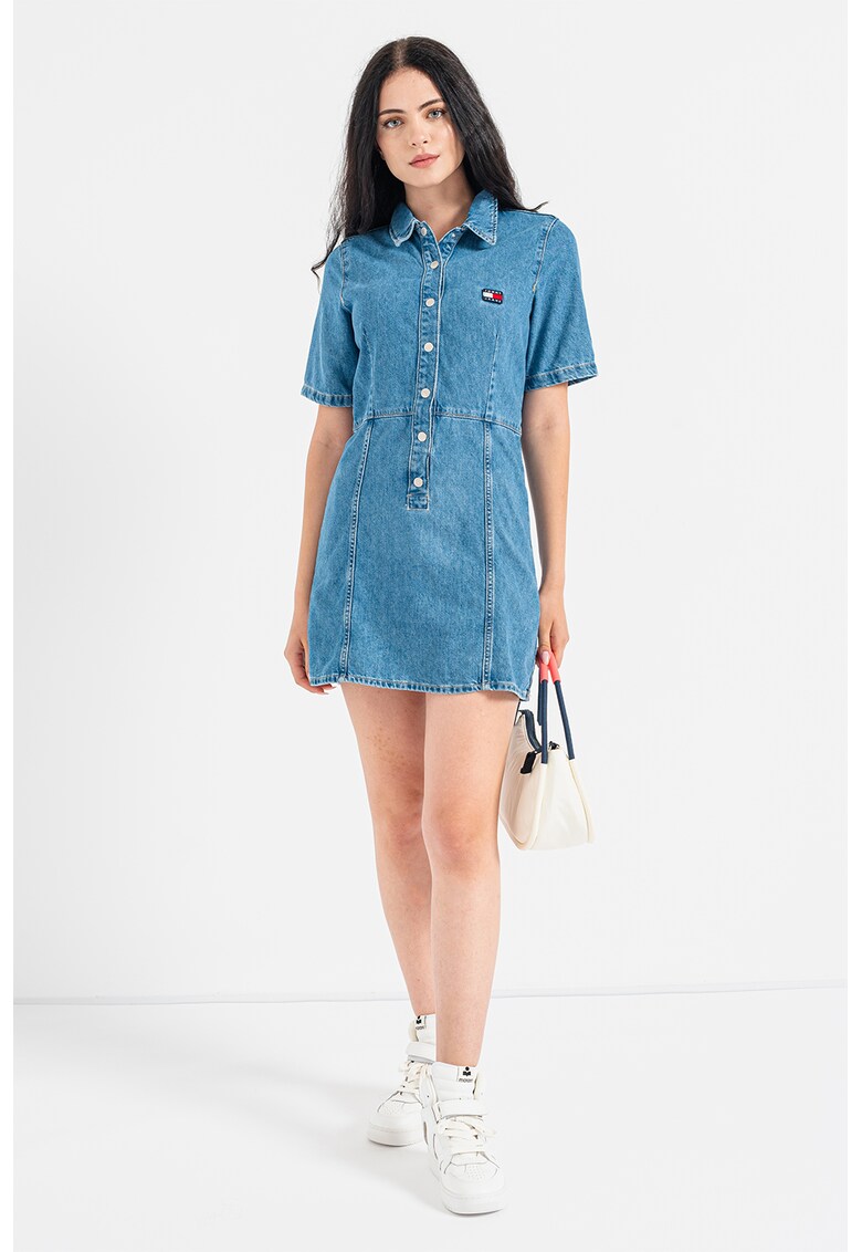 Rochie mini slim fit din denim