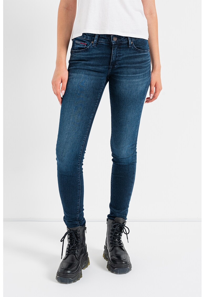 Blugi skinny cu talie medie Sophie