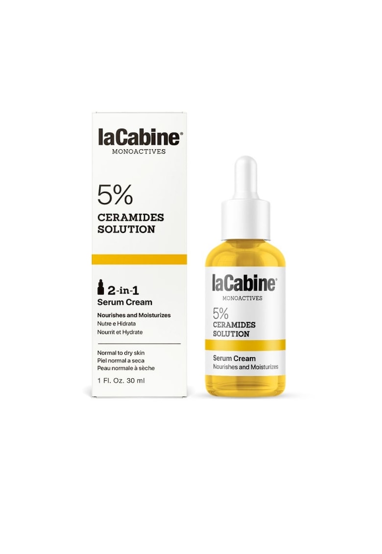 Ser crema faciala hidratanta si hranitoare cu 5 % Ceramide -  2 in 1 Serum Cream - 30 ml Ser crema faciala hidratanta si hranitoare cu 5 % Ceramide -  2 in 1 Serum Cream - 30 ml