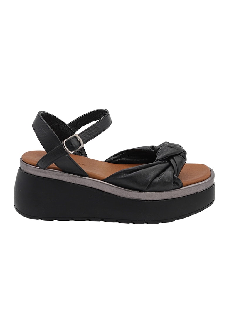 Sandale wedge de piele rania