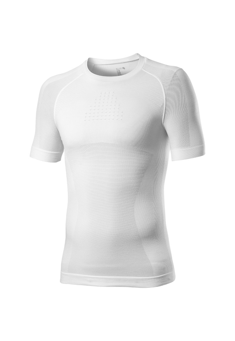 Tricou ciclism barbati - Poliester - Alb - Alb