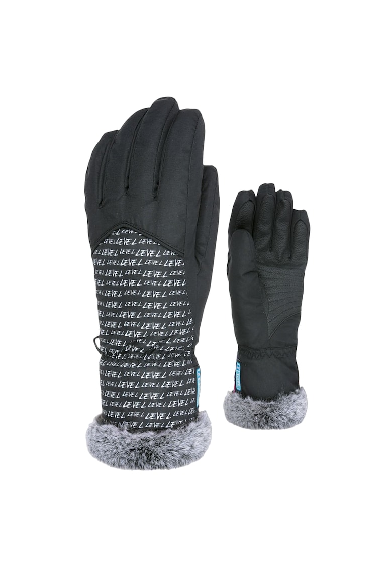 Manusi sport Level - Jolie Teen - negru - L - material poliester - tehnologie Thermo-Plus