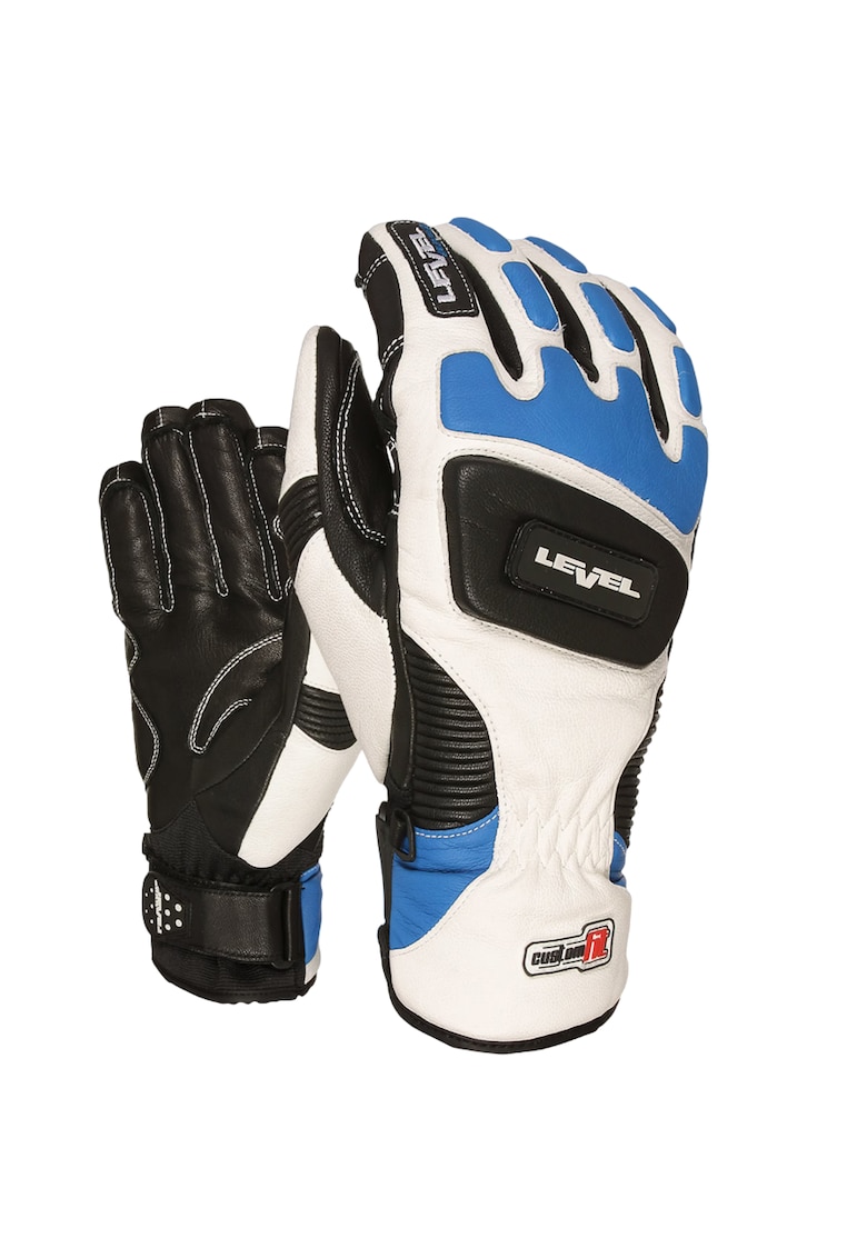 Manusi schi barbati - Level - Impermeabile - Piele naturala - Multicolor -