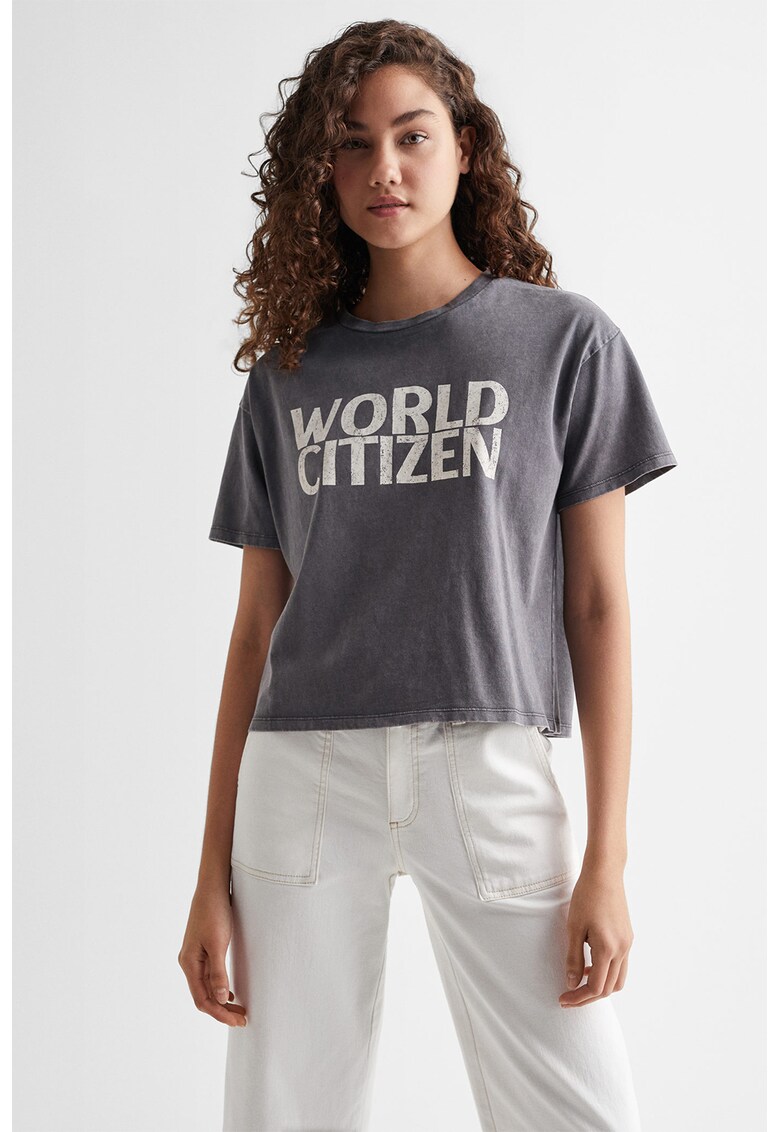Tricou cu text Citizen