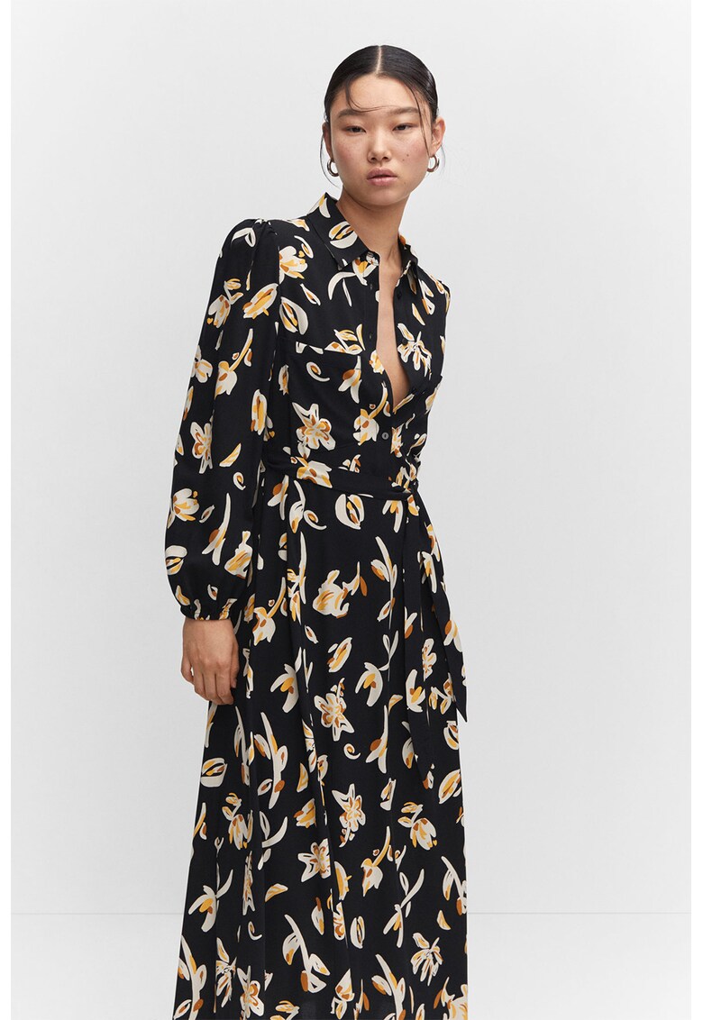 Rochie-camasa cu cordon in talie Apple